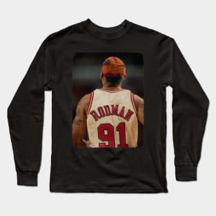 Rodman #91 - Vintage Long Sleeve T-Shirt